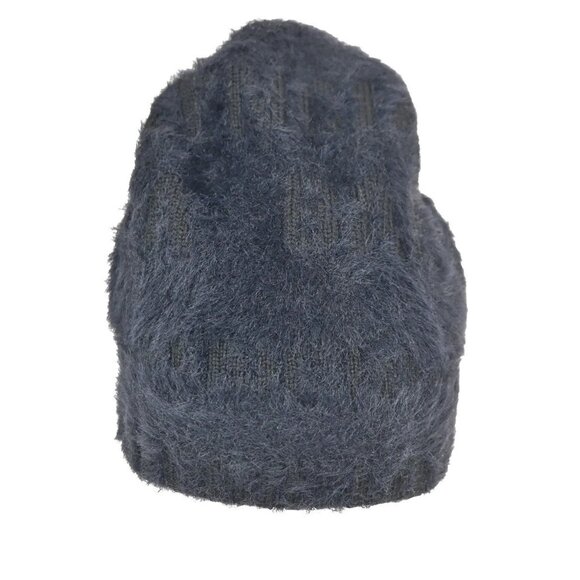 BALENCIAGA LOGO Knit Cap Onesize 55/61 Nylon Wool Fur Black 66RL700 main image 13